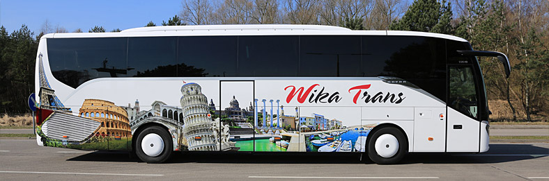Wika Trans - Vermietung luxuriöser Reisebusse. Transportdienstleistungen. Usedom