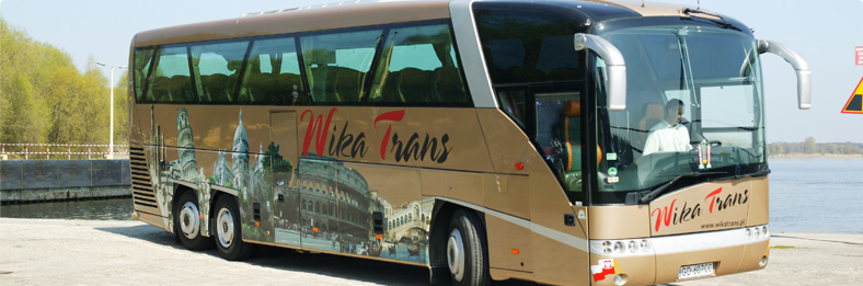 Wika Trans - Vermietung luxuriöser Reisebusse. Transportdienstleistungen. Usedom